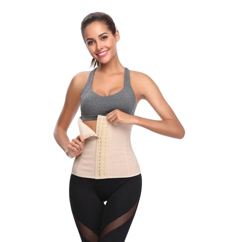 

Breathable Latex Waist Cincher Women Postpartum Belt Sports Fitness Workout Waist Trainer Corset Drop Shipping