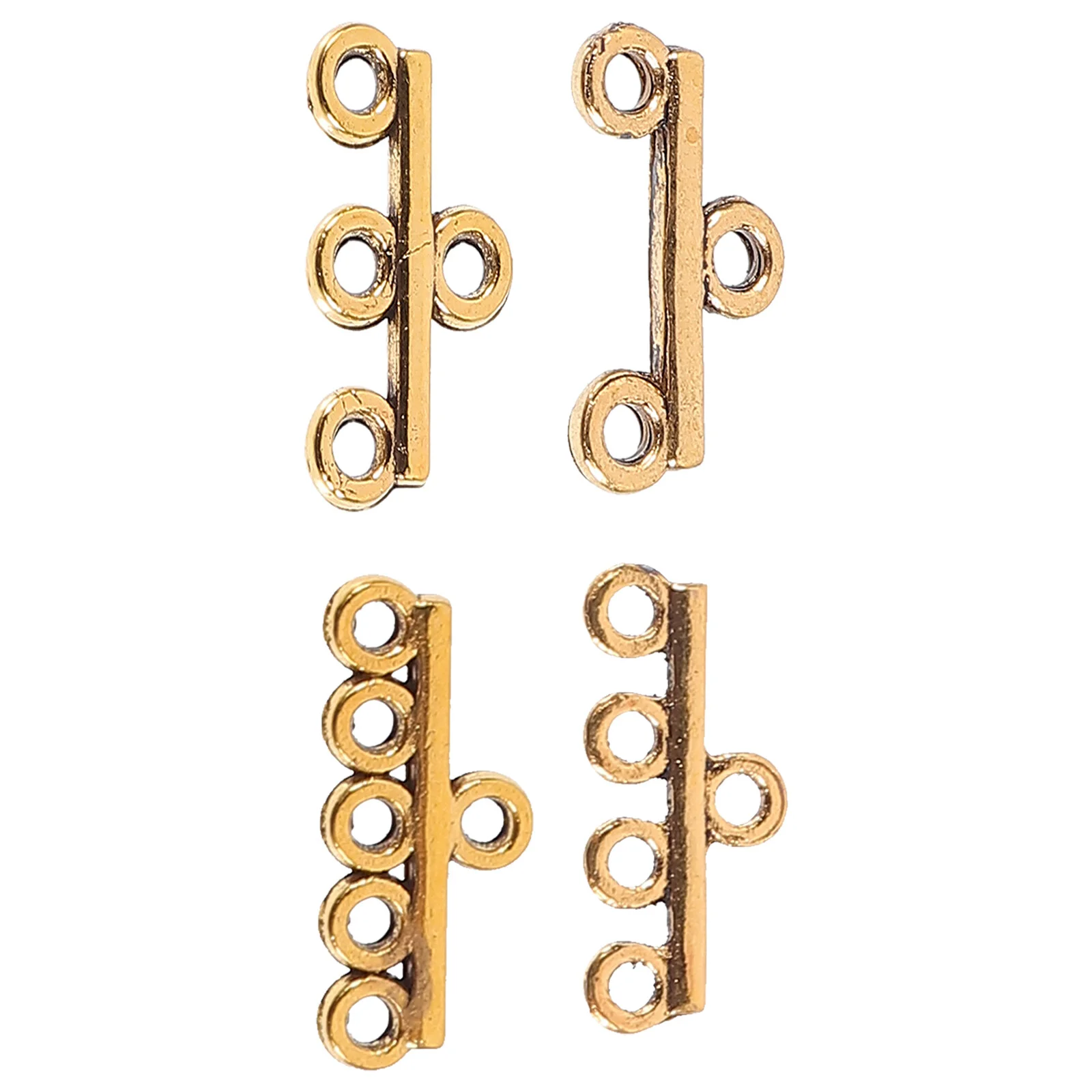 40 Pcs Chain Buckle Necklace Connecting Clasp Connectors Jewelry Clasps Magnetic DIY Craft Bracelet Alloy