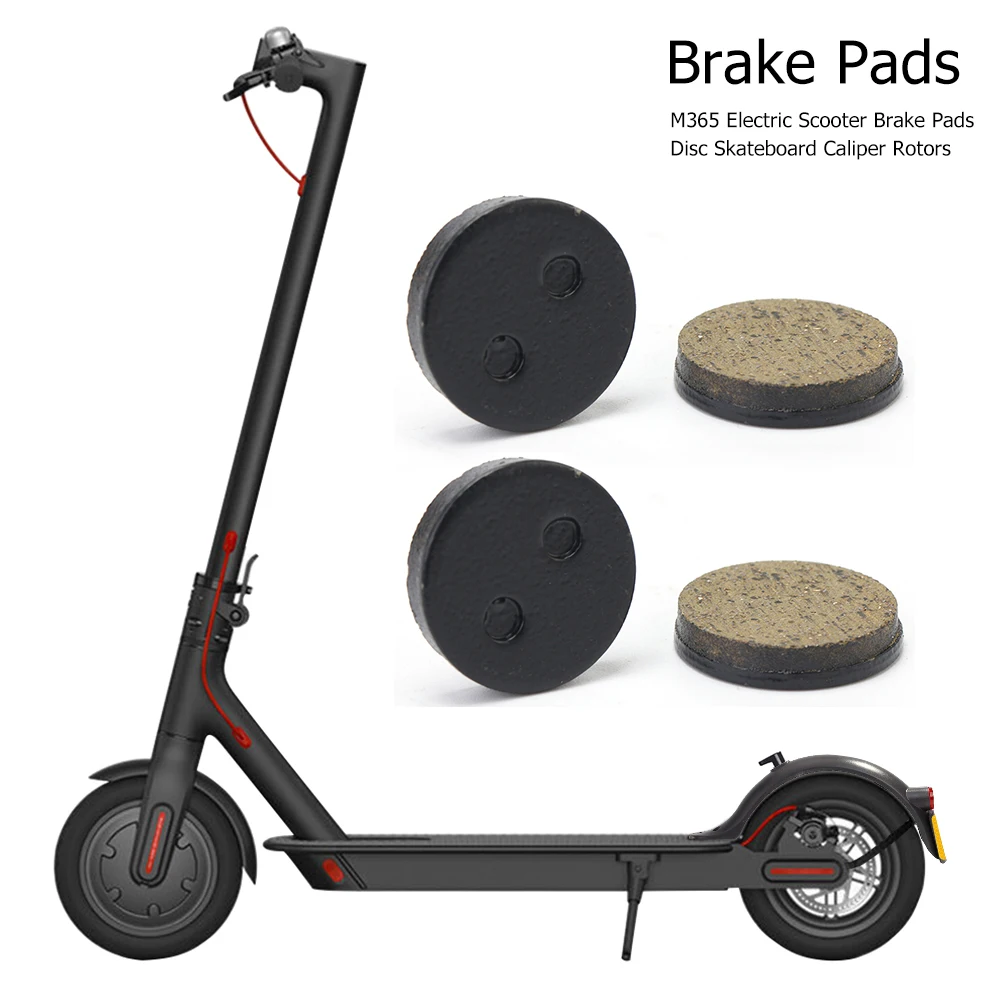

2 Sets Electric Scooter Brake Pads for M365 Motorcycle Bike Disc Brake Pad Kick Scooter Replacement Parts Friction Plates