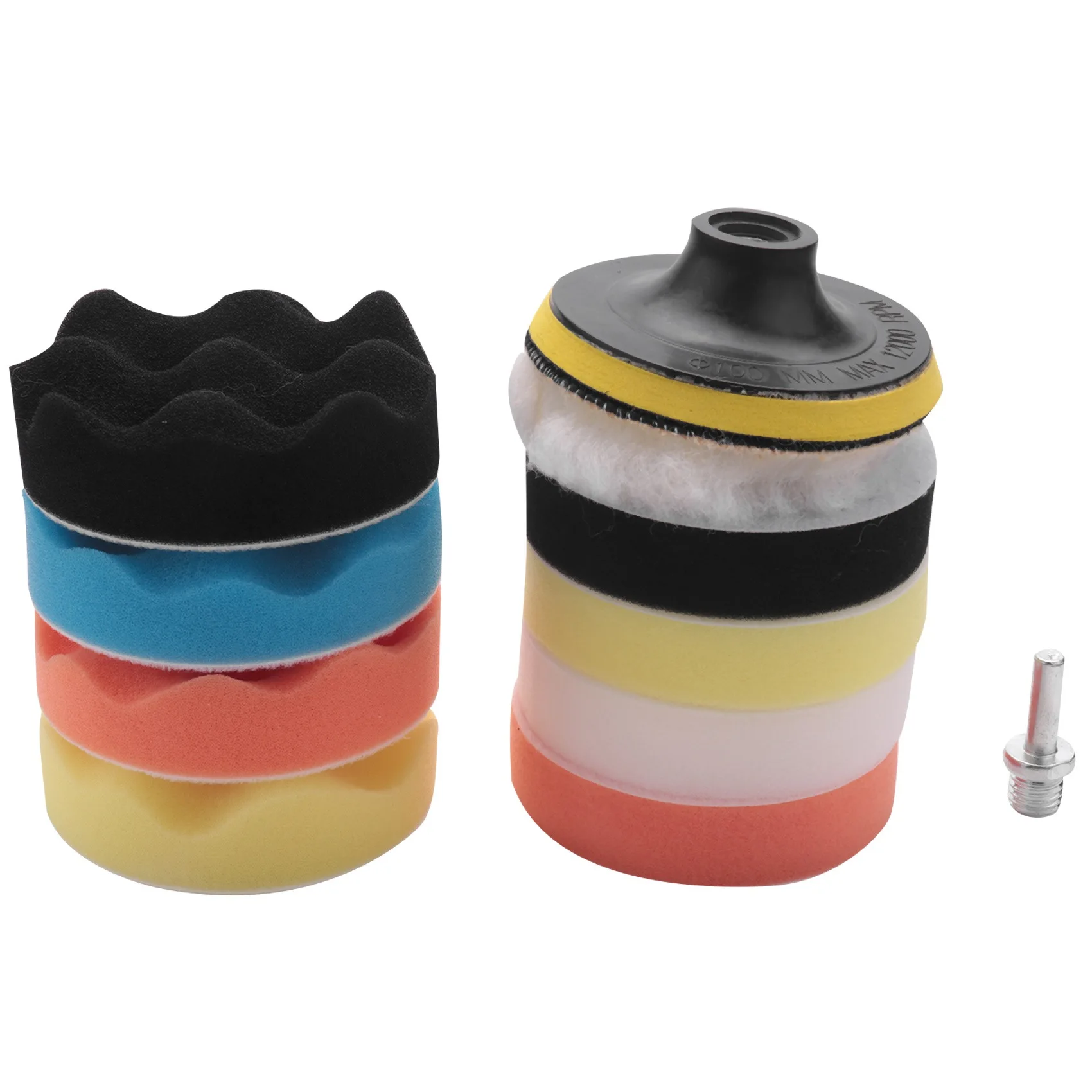 

11x professional polishing sponge set 100mm polishing machine polishing set polishing