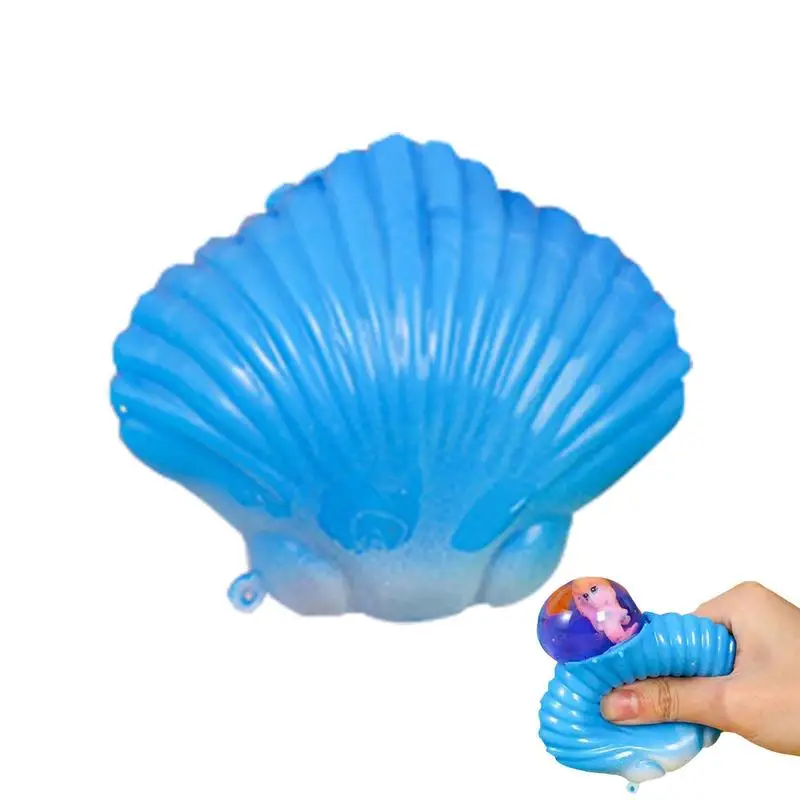 

Mermaid Squishy Shell Squeezy Stress Sensory Seashell Stress Toys For Adults Teens Kids Decompression Toy Funny Gift For Birthda