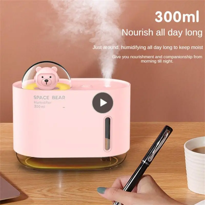 

Ultra-quiet Humidifier With Night Light Desktop Humidifier Cartoon Portable Air Spray Humidifier