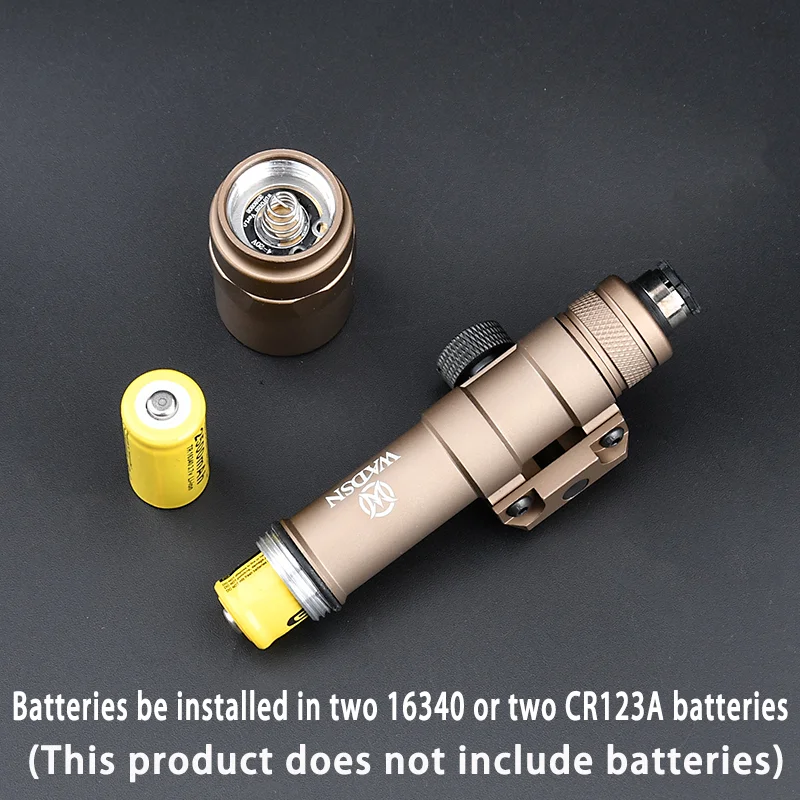 Светодиодный тактический фонарь для страйкбола 800 лм 20 мм