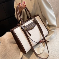 2022 new trendy all match messenger bag brand designer large capacity handbag fashion ladies shoulder tote bag texture bag women