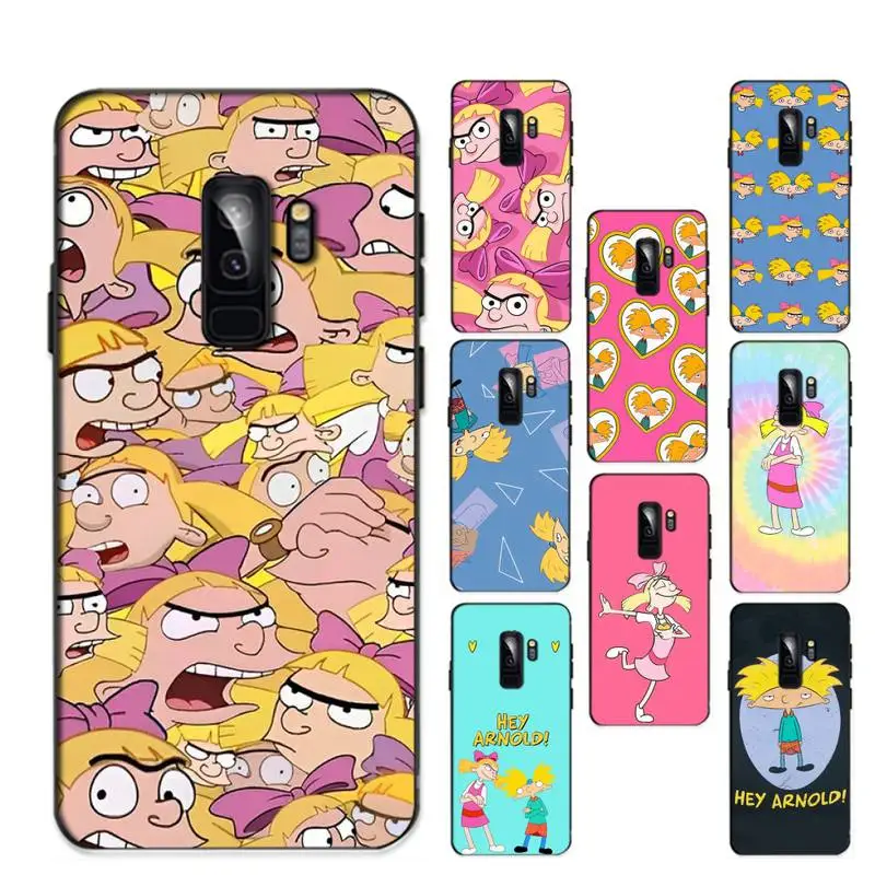 

Funny cartoon Hey Arnold Helga love Phone Case for Samsung S20 lite S21 S10 S9 plus for Redmi Note8 9pro for Huawei Y6 cover