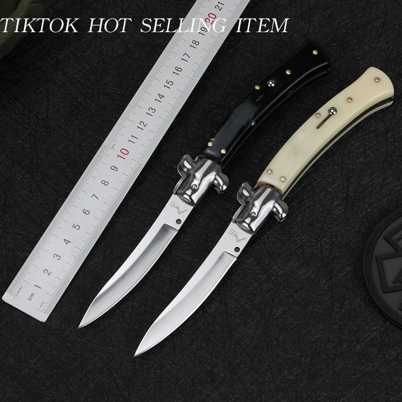 

Популярный персонализированный складной походный нож с полимерной ручкой, складной нож, тактический нож для самообороны