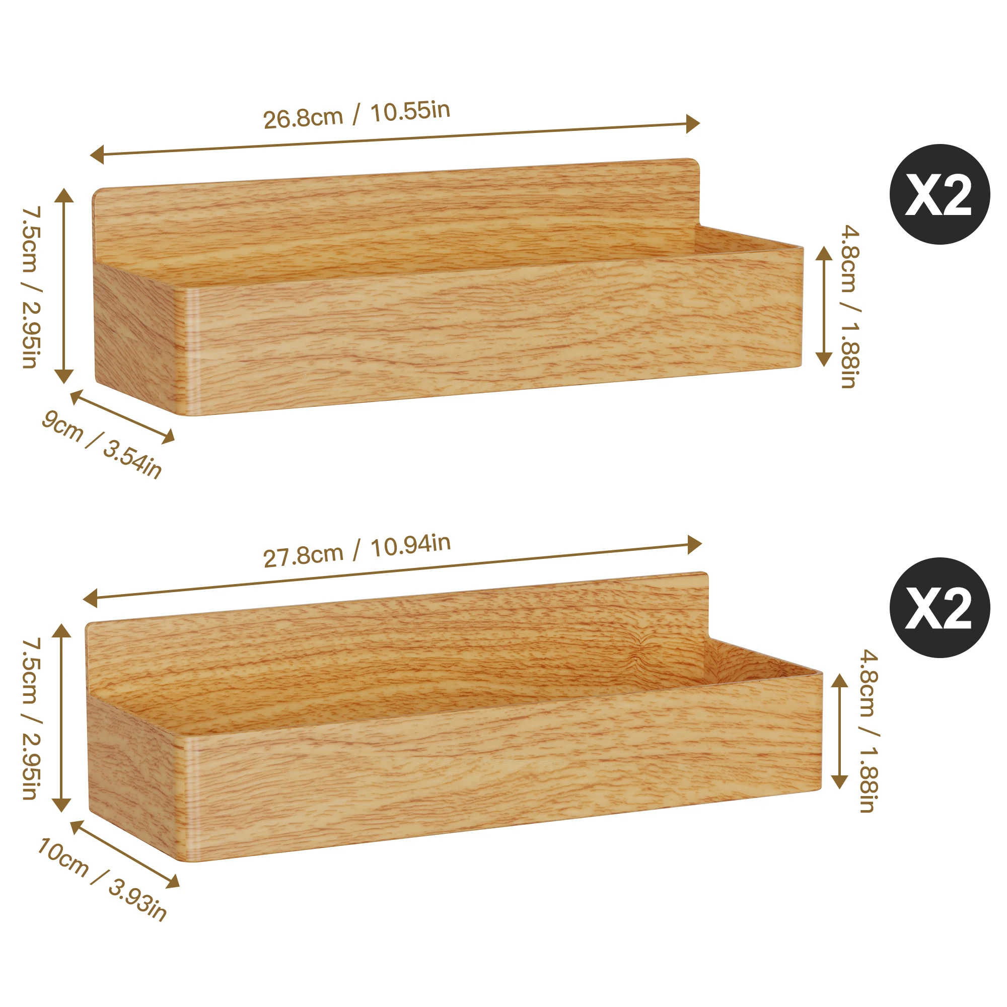 Магнитные полки Пластиковая Полка для холодильника настенные стеллажи хранения