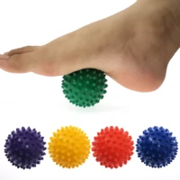 durable pvc spiky massage ball trigger point sport fitness hand foot pain relief plantar fasciitis reliever hedgehog 7cm balls
