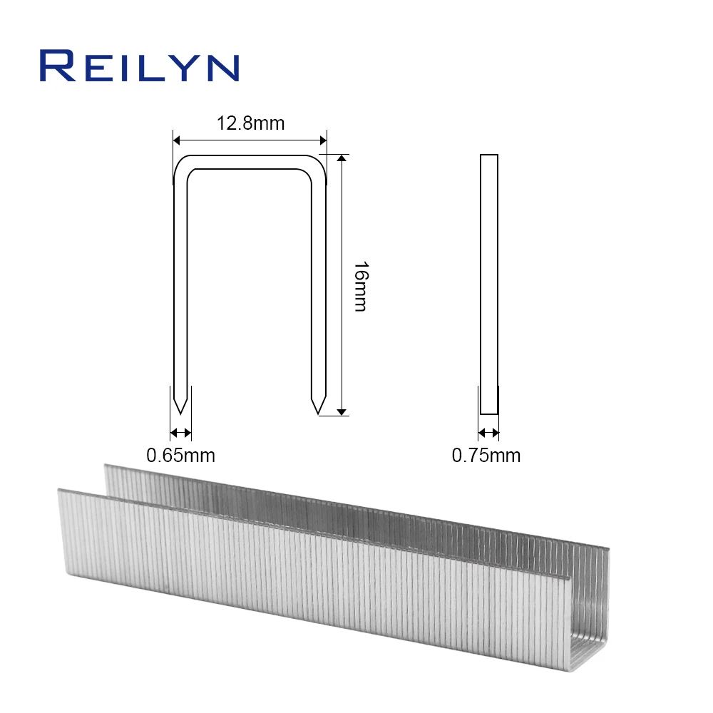 REILYN 21Ga 8016, воздушный степлер для обивки, 12,8 мм, пневматический пистолет для гвоздей с короной Naier для дивана, забора, пола, деревообрабатывающий инструмент (art.: 3920d01dbb2f0) - 3920d01dbb2f0