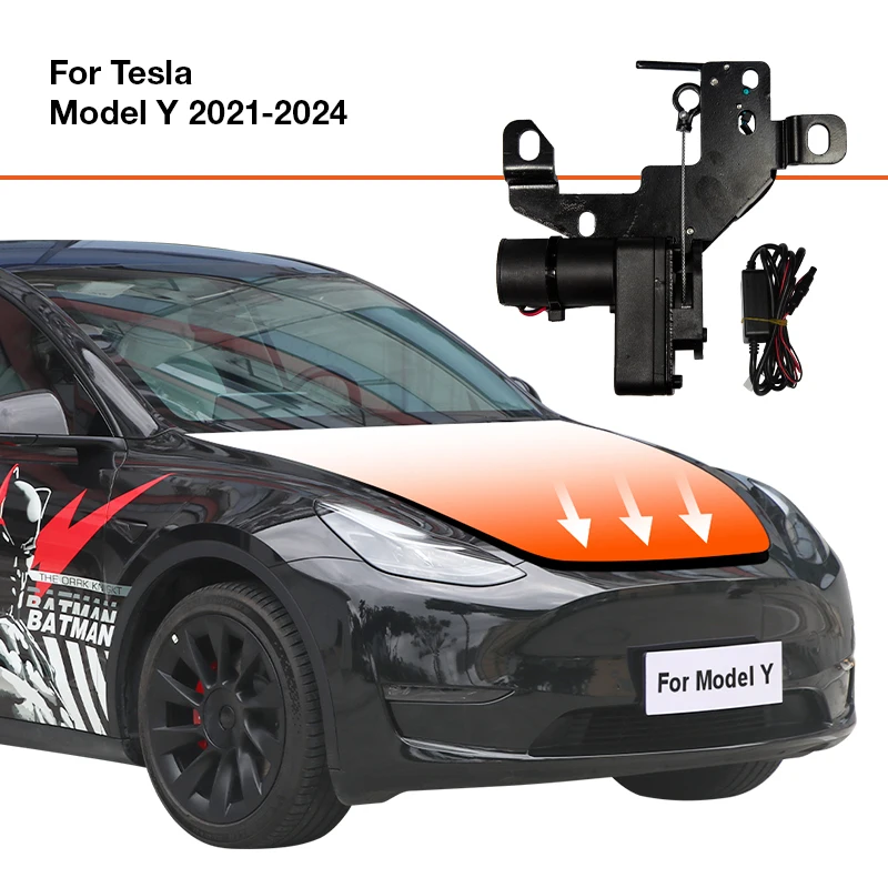 

Ruiyyco Мягкое закрывание Frunk для Tesla Model 3 Y S X 2021-2025 - Электрическая присоска и автоматическая блокировка переднего багажника