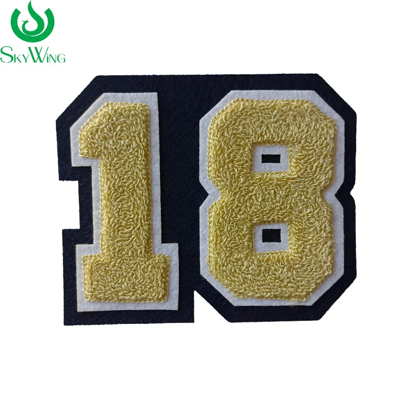 

Модные вышитые буквы со специальной синелевой тканью, Пришивные толстовки с капюшоном, нашивки с вышивкой для одежды