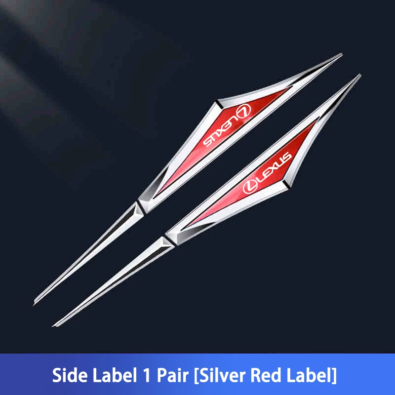 

2 шт. 3d автомобильные наклейки из сплава, автомобильные аксессуары, аксессуары для Lexus RX330 IS250 Ct200h ES300h RX350 IS300h NX300h RX400h ES350
