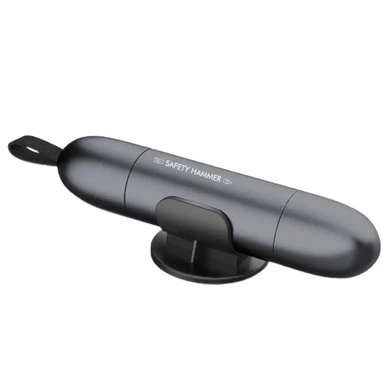 

Car Safety Hammer Window Glass Breaker And Seat Belt Cutter Emergencys Escape Tool Car Escape Keychain Tool Aluminum Alloy Multi