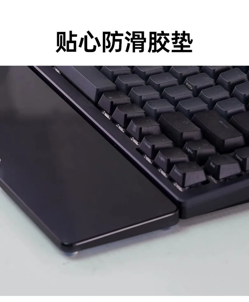 Черная акриловая механическая клавиатура подставка для рук коврик запястья