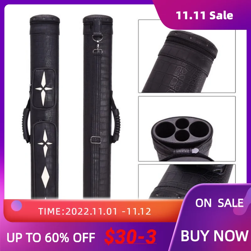 

Billiard Pool Cue Case High Quality Billiards Pool Cue Case 4 Holes 82cm Length 4 Holes (2 Shaft+2 Butt) Billiard Bag Durable