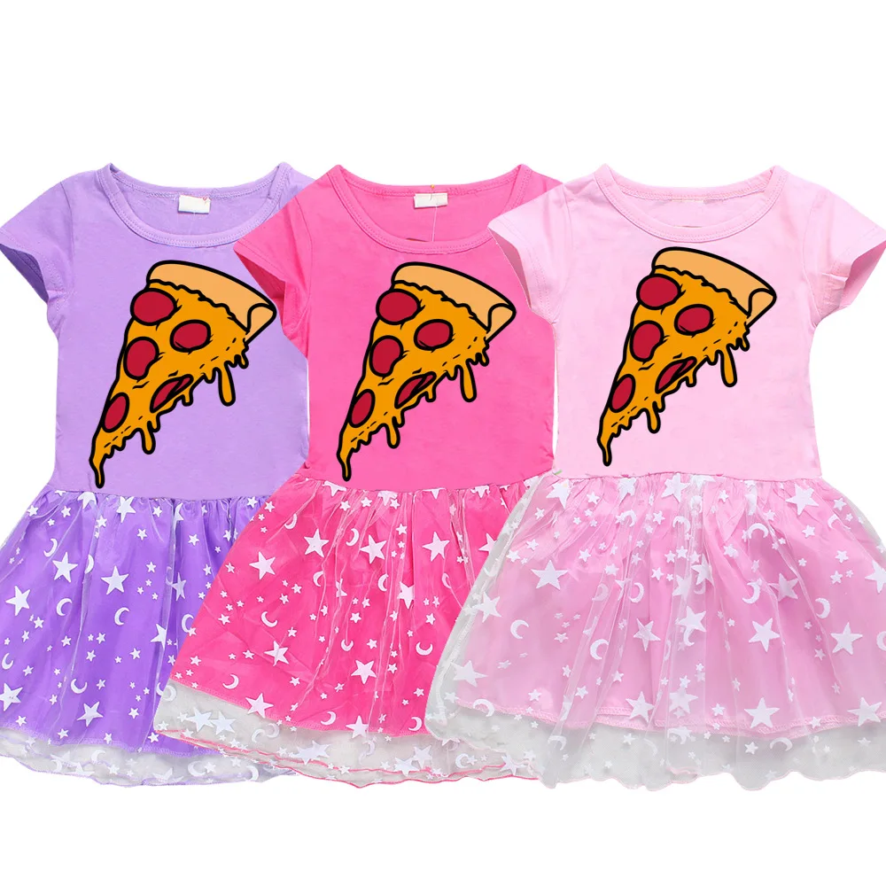 

Summer Girls Cookie Swirl C Dresses Cartoon Fashion Kids Dress Christmas Children Clothing Cotton Toddler Girls Princess Dress