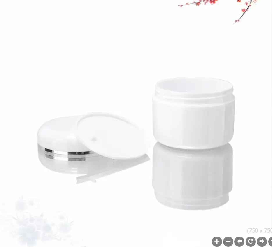 Пластиковые банки для косметики 50 шт