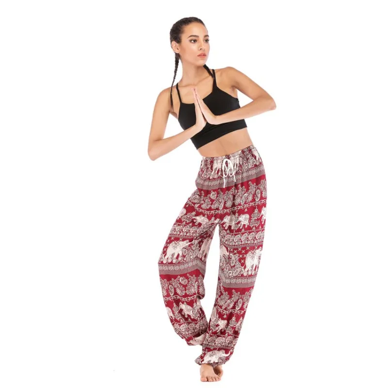 

Europe, America, Thailand, Elephant Yoga Pants, Bloomers, Yoga Clothes, Women's Leisure Sports, Home Pants, Outer Wear