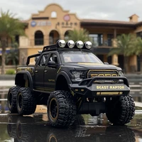 128 ford raptor f150 alloy car modified off road vehicle model diecast toy vehicles metal car model collection kids toys gift