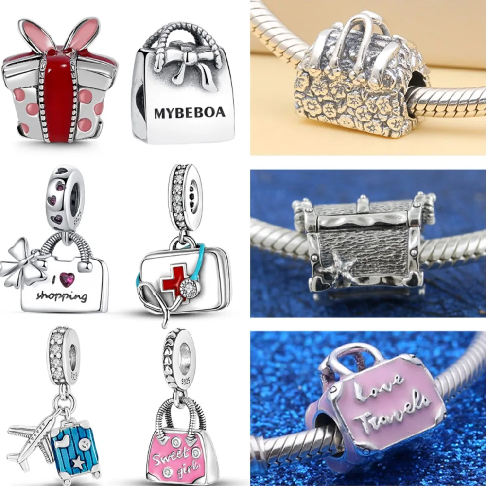 

Женский браслет из серебра 2022 пробы, с бусинами