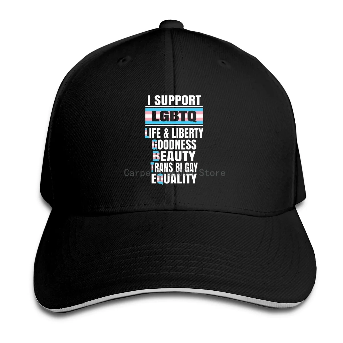

LGBT Casquette Adjustable Mesh Trucker Cap Snap Back Trucker Baseball Cap