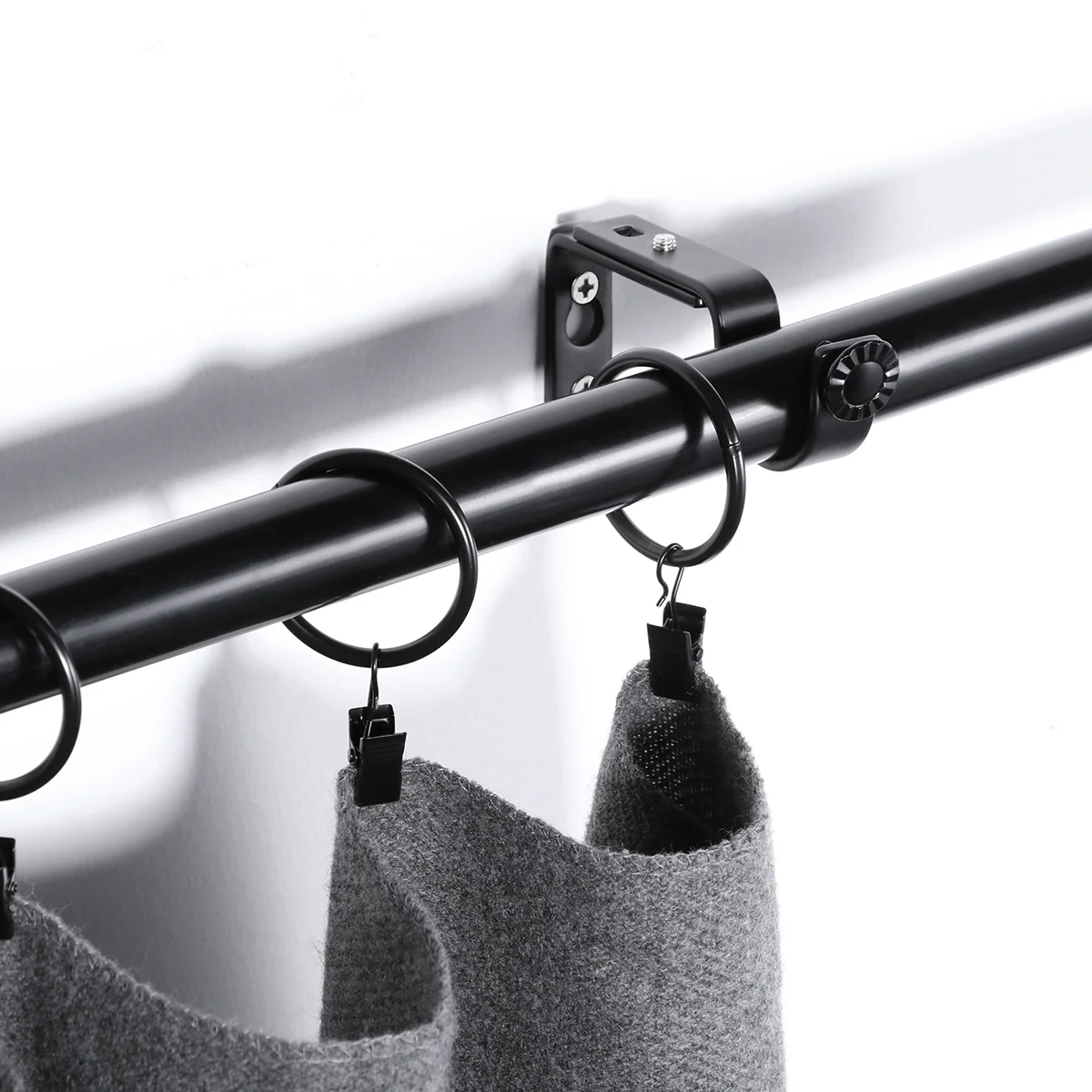 VORCOOL 2 шт. регулируемый кронштейн для карниза с винтами настенный драпировки