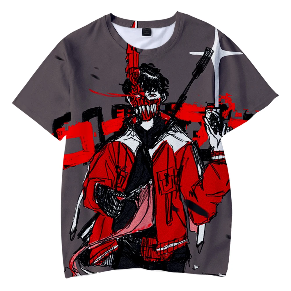 

Corpse Husband Tshirt 3D O-Neck Women Men Tshirt Summer Short Sleeve Harajuku Streetwear 90s Social Star Unisex Clothes