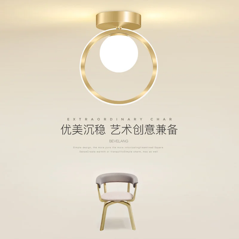

Nordic led ceiling lamp entrance corridor lamp creative restaurant bedroom cloakroom lamp porch desk lamp