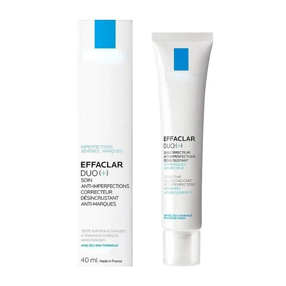

La Roche Original Effaclar Duo+ Moisturizing Face Cream Oil-free Reduces Blemishes Acne Brightens Evens Skin Tone Skin Care 40ml