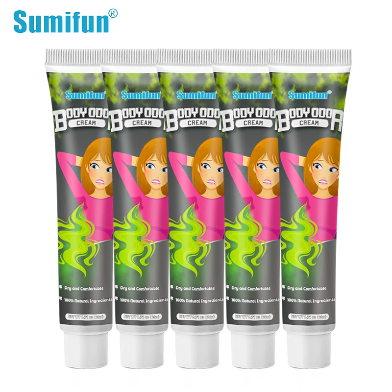 

1/3/5Pcs Sumifun Armpit Odor Removal Cream Underarm Sweat Treatment Deodorant Smell Remover Skin Refreshing Ointment Health Care