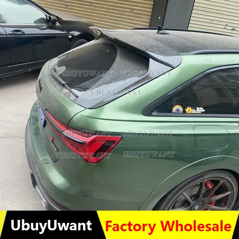 

For NEW Audi A6 Avant C8 2019-2023 A6 Allroad Spoiler ABS Car Trunk Lip Wings Tail Spoiler A6 Accessories Dedicated Decoration