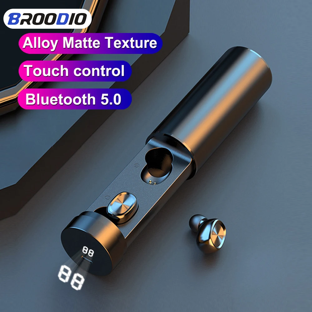 

B9 TWS Wireless Bluetooth 5.0 Headphone HIFI True Wireless Sport Earbud Headset B9-TWS In Ear Wireless Stereo Bluetooth Earphone