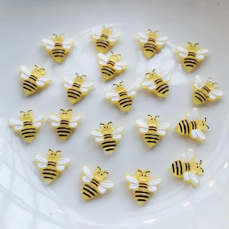 

Wholesale bee resin Rhinestone decoration flat back DIY jewelry decoration accessories nail art decoration 5000 pieces / batch