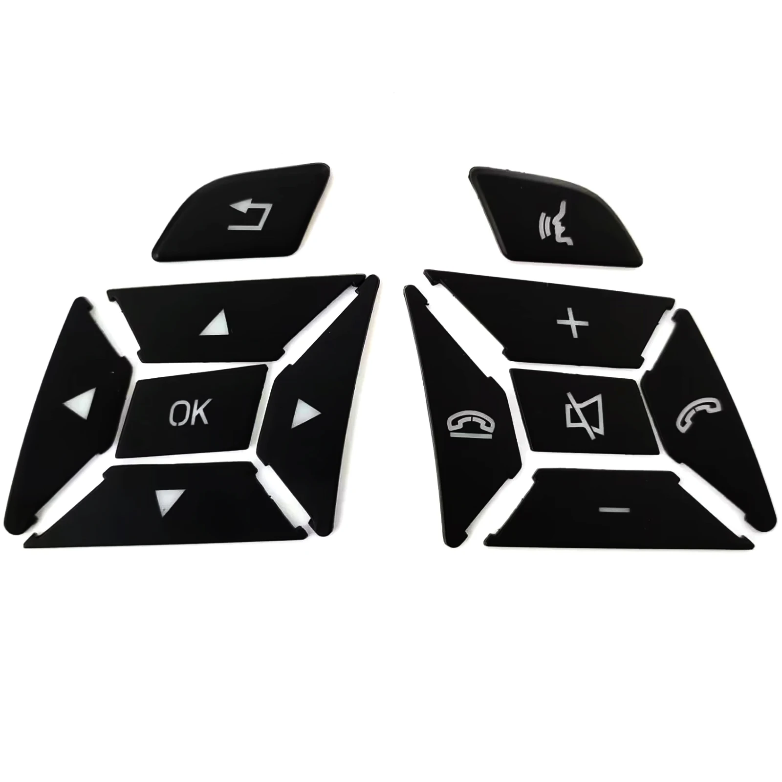 

Автомобильные запчасти, 12 шт., кнопки на рулевое колесо, комплекты накладок, крышка для Mercedes-Benz A B Class 2012 2013 2014 ML GL Class 2012 2013 2014 2015