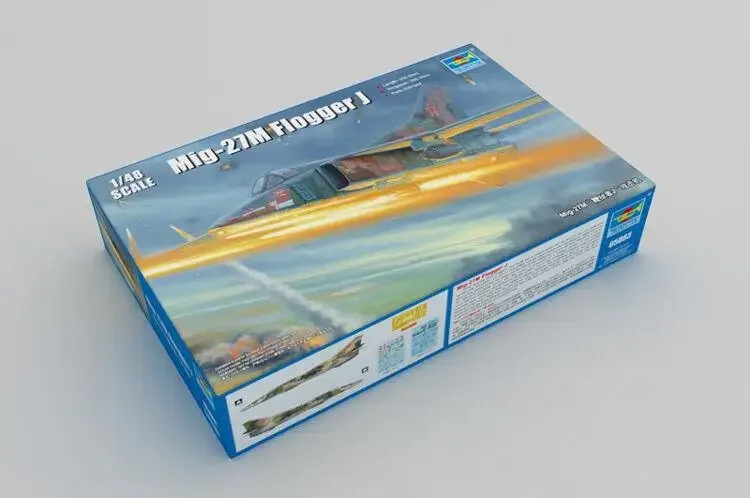 Комплект модели Trumpeter 05803 масштаб 1/48 русская модель истребителя Mig-27M Flogger J