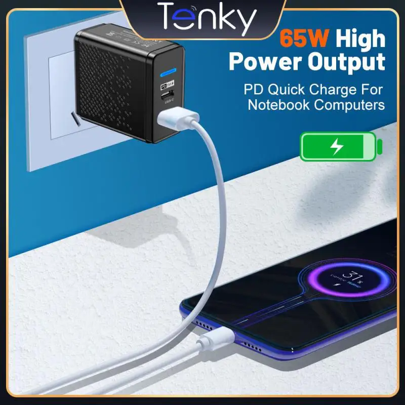 

Charger And Adapter Travel Charger Portable Usb Type-c Charging Head For Home Office Travel Qc3.0 Usb Charger Multiple Plug