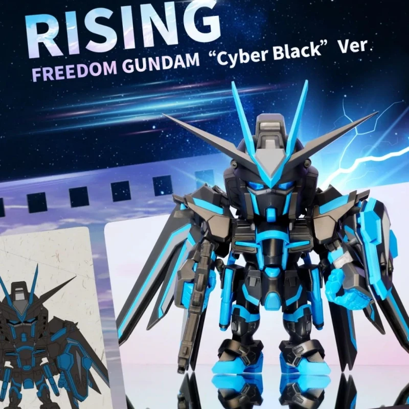 Фото Новинка в наличии Bandai Qmsvmini Gundam Seed Freedom And Justice Series слепая коробка модель орнамент подарок №4