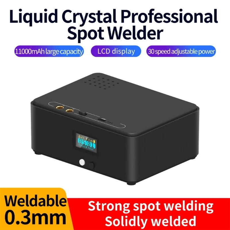 

Mini Spot Welder with 30 Gears Portable Handheld Digital Display Welding Machine for 18650 Battery 8.4V 400A Output