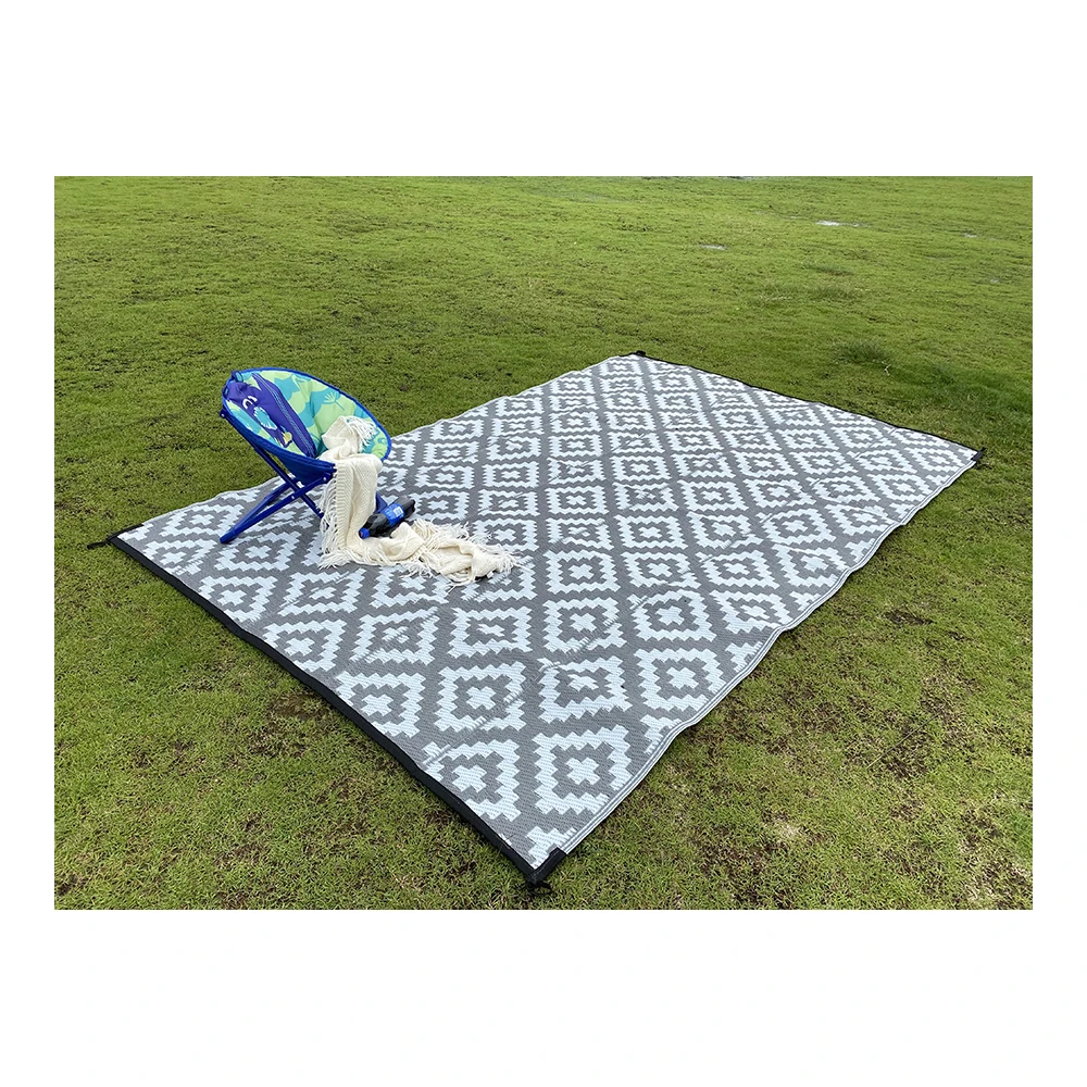 

Woven PP Straw Material Camping Mats Sleeping Picnic Beach Folded Mats RV Mat