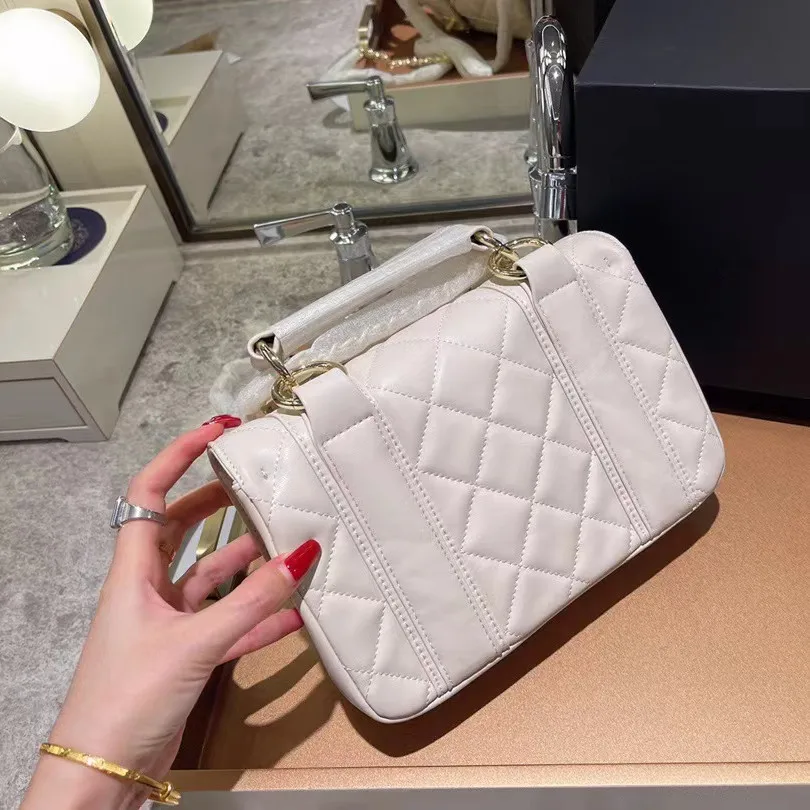 

Light luxury style women's bag 2022 new retro diamond square bag, chain shoulder shoe bag, classic western style