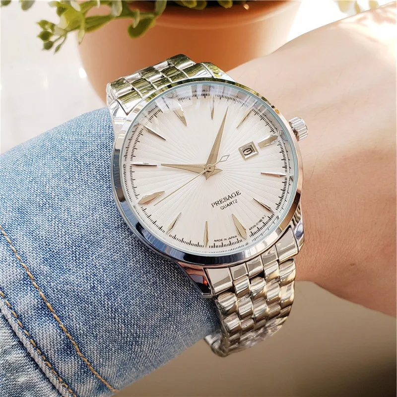 

2023 Luxury Brand Fashion Business Seiko Men's Watch Multifunctional Non-Mechanical Chronograph Quartz Watch AAA Clock