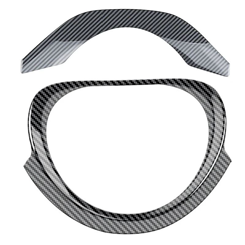 

2Pcs For Honda Vezel HR-V HRV 2021 2022 Interior Car Steering Wheel Panel Cover Trim Decoration Frame