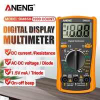 dm850 eletric multimetro digital professional 1999 counts multimeter acdc tester ohm current voltmeter ammeter detector tool
