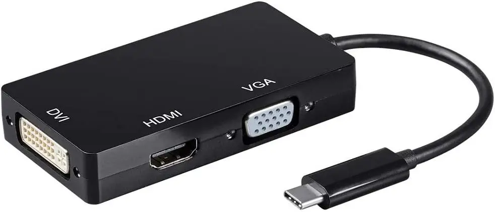 

USB-C para USB 3.0 A X3 + USB 3.0 A (BC1.2) | Liga de alumínio conector niquelado - Série Consul