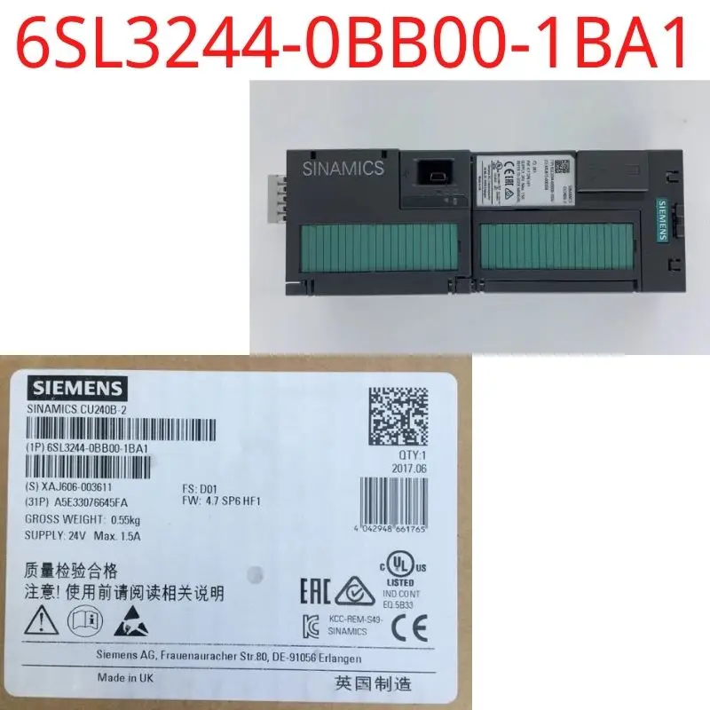 

6sl324bb00-1BA 1 Совершенно новый блок управления SINAMICS G120 CU240B-2 B type RS-485 интерфейс с USS/MODBUS RTU protocol 4 DI, 1 DQ