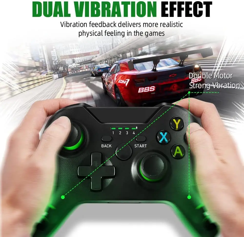 

Беспроводной контроллер, улучшенный геймпад для Xbox One/ One S/ One X/ One Elite/ PS3/ Windows 10