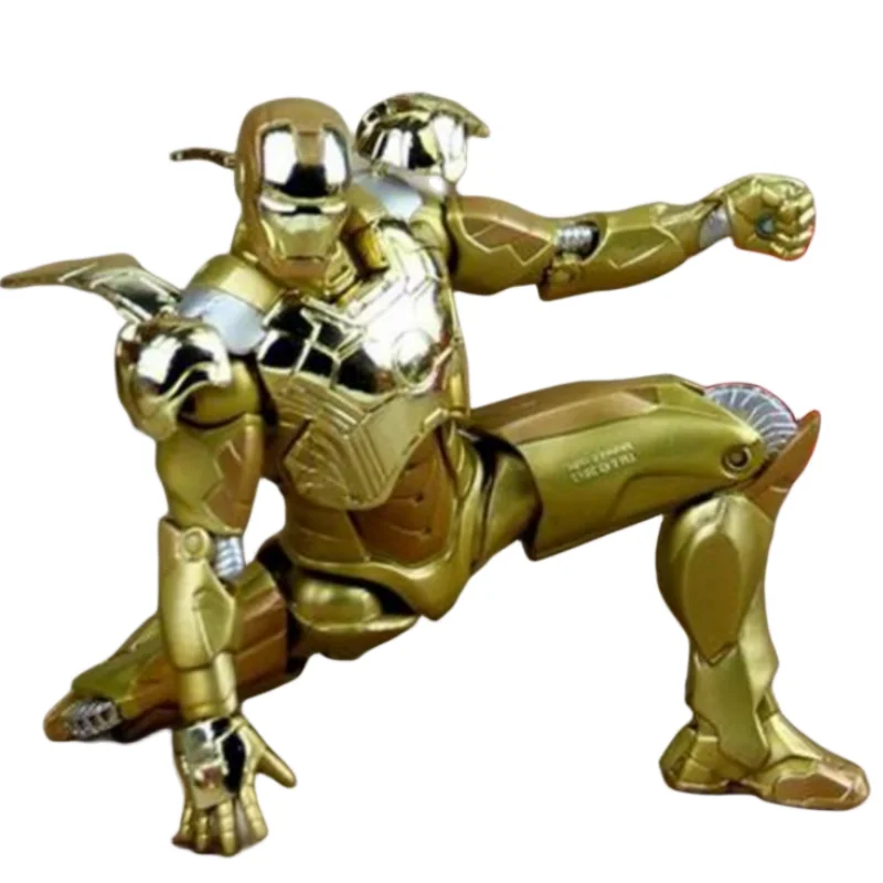 

Marvel Avengers Peripheral Anti-Hulk Armor Creative Cartoon Cute 7-inch Iron Man Tony Joint Movable Doll Boy Toy Birthday Gift