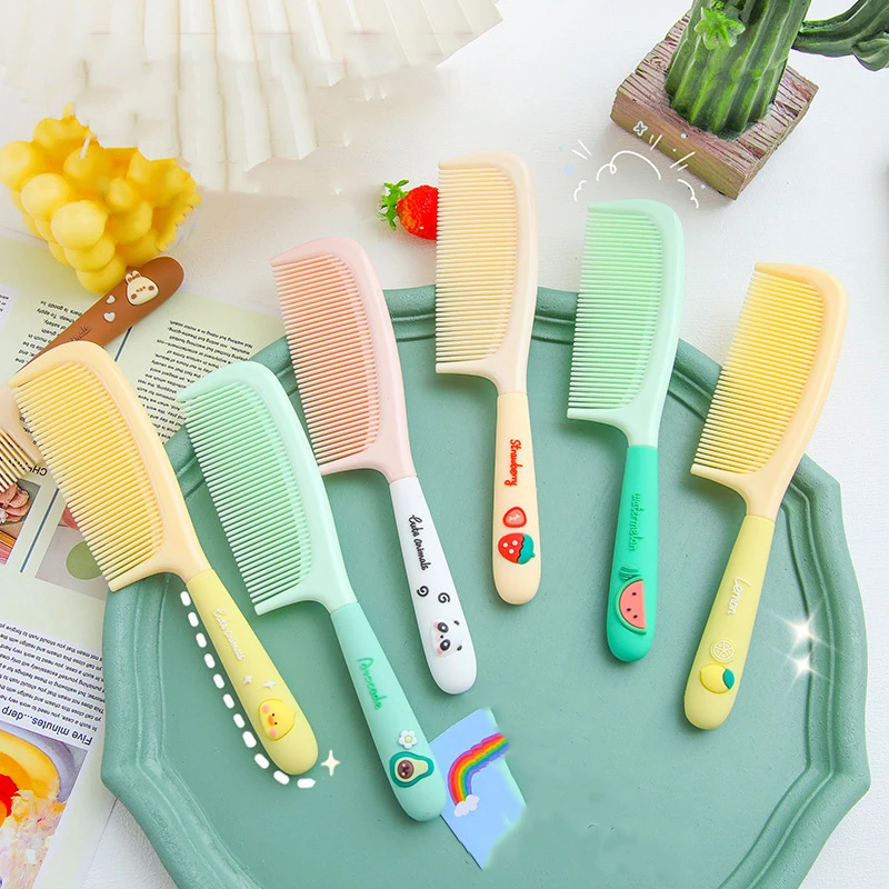 

Girls Cute Kawaii Cartoon Hair Brush Comb Anti-screw Mother-kids Styling Makeup Hairbrush for Women Child Accessories Care Tools