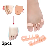 newest 2pcs multifunctional hallux valgus foot toes separator gel toe bunion corrector shield orthopedic braces