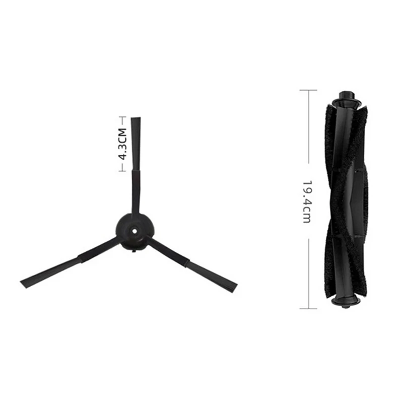 Основная щетка боковая замена HEPA-фильтра для робота-пылесоса Neabot NOMO N2 Lite